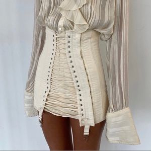 Orseund Iris gamine skirt size Medium ivory